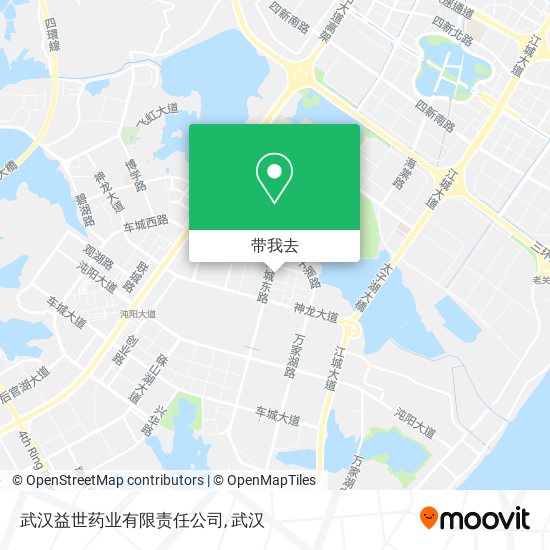 武汉益世药业有限责任公司地图