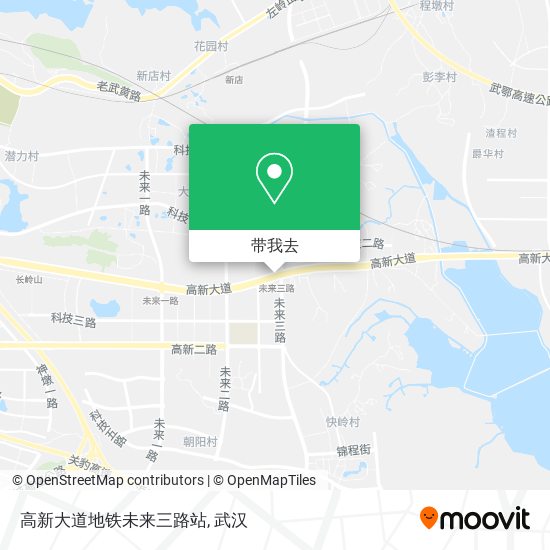 高新大道地铁未来三路站地图