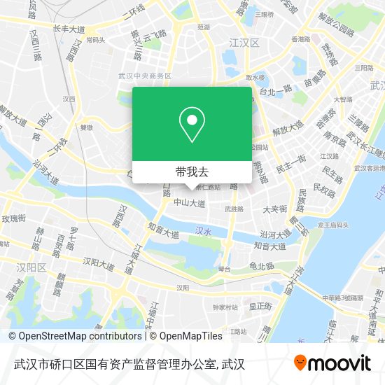 武汉市硚口区国有资产监督管理办公室地图