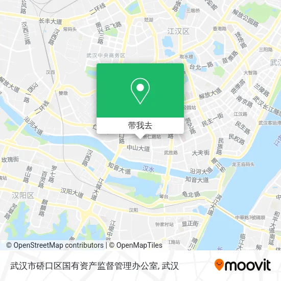 武汉市硚口区国有资产监督管理办公室地图