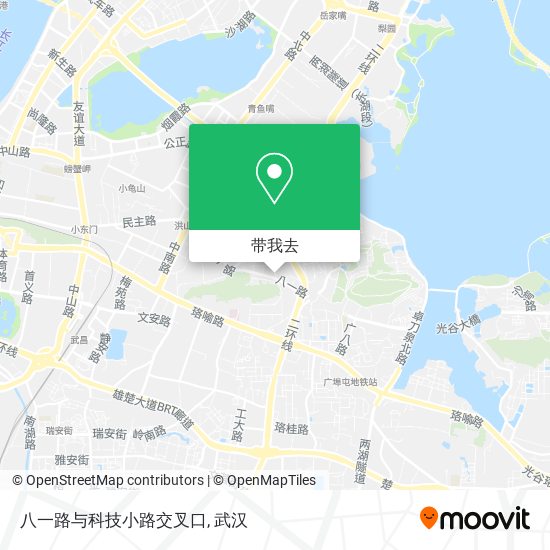 八一路与科技小路交叉口地图