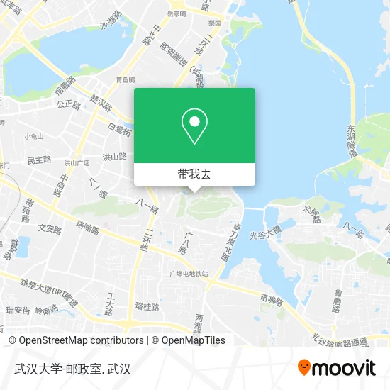 武汉大学-邮政室地图