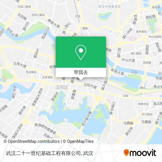 武汉二十一世纪基础工程有限公司地图