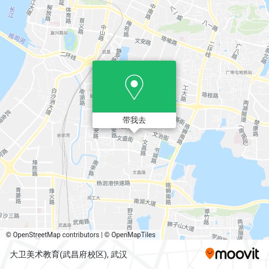 大卫美术教育(武昌府校区)地图
