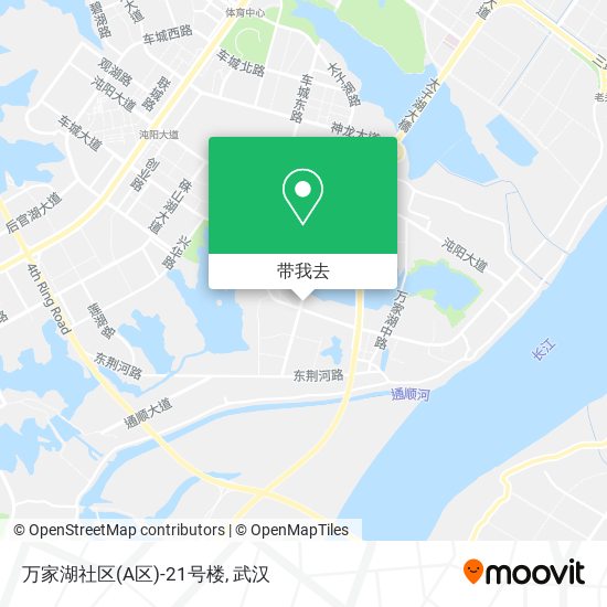 万家湖社区(A区)-21号楼地图