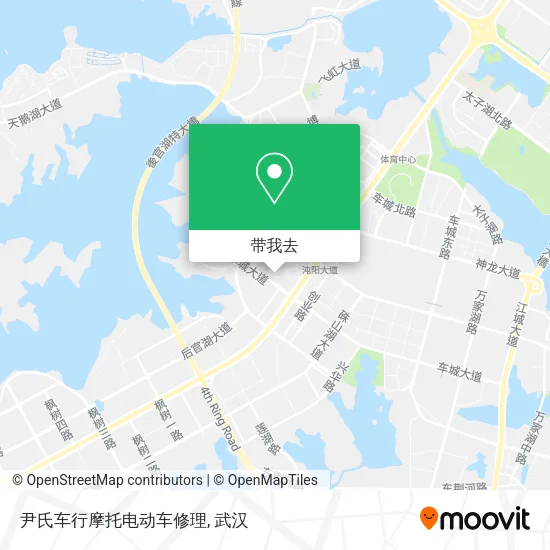 尹氏车行摩托电动车修理地图
