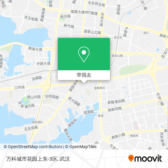 万科城市花园上东-3区地图
