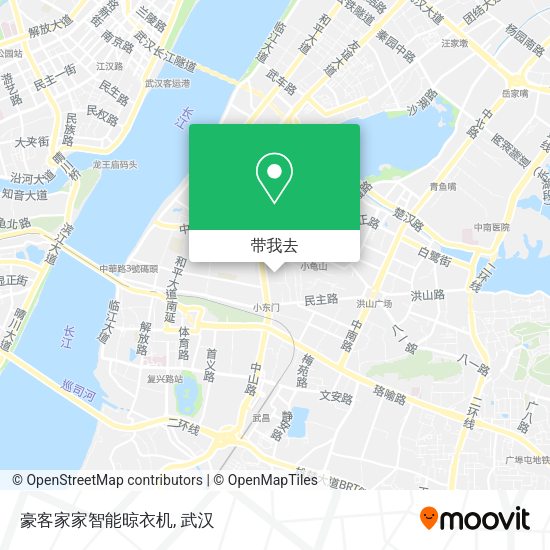 豪客家家智能晾衣机地图