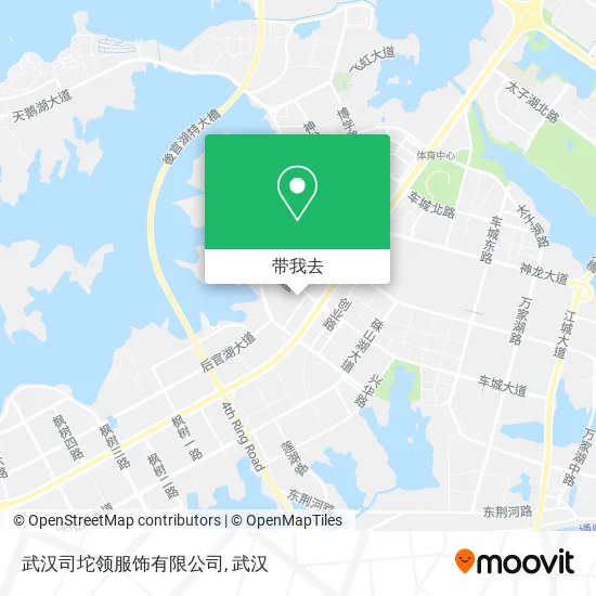 武汉司坨领服饰有限公司地图