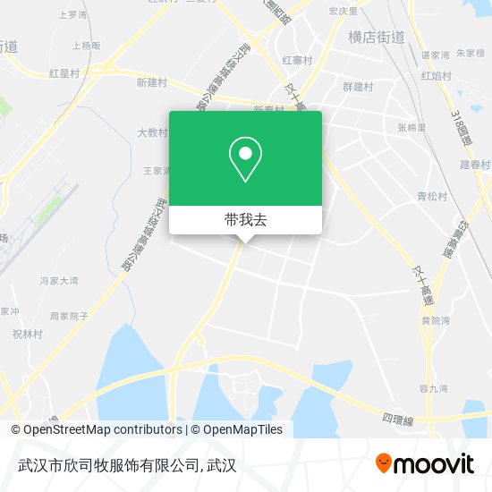 武汉市欣司牧服饰有限公司地图