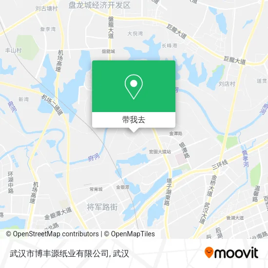武汉市博丰源纸业有限公司地图