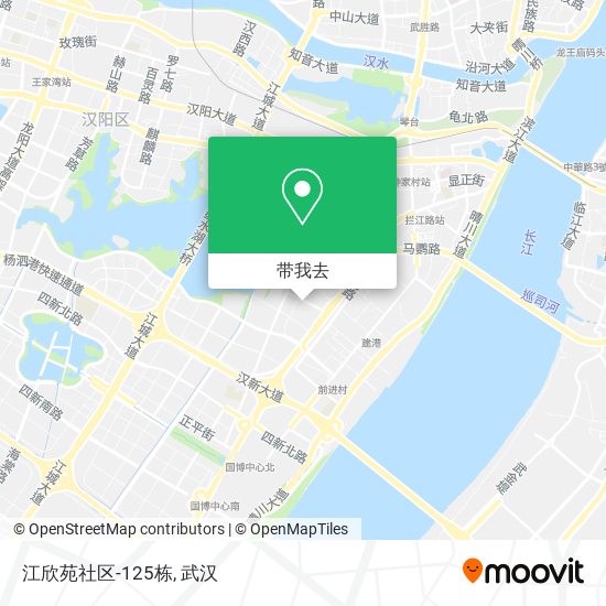江欣苑社区-125栋地图