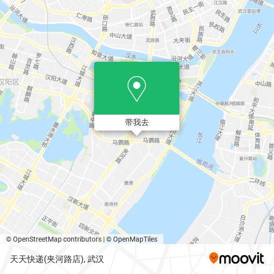 天天快递(夹河路店)地图