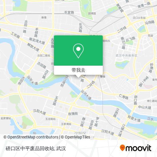 硚口区中平废品回收站地图