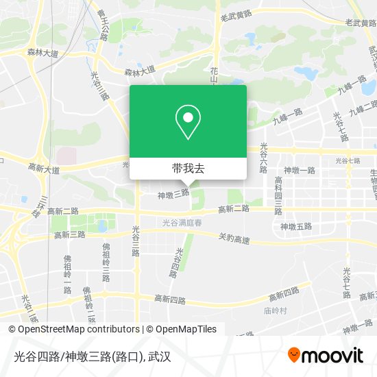 光谷四路/神墩三路(路口)地图