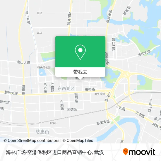 海林广场-空港保税区进口商品直销中心地图