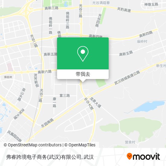 弗睿跨境电子商务(武汉)有限公司地图