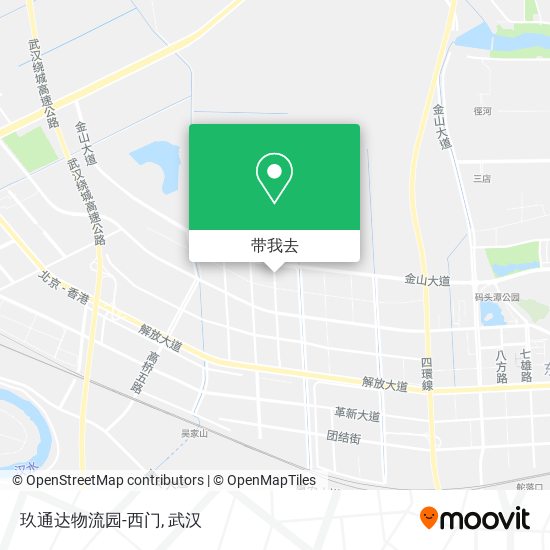 玖通达物流园-西门地图