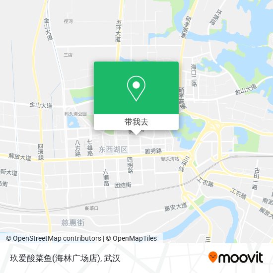 玖爱酸菜鱼(海林广场店)地图