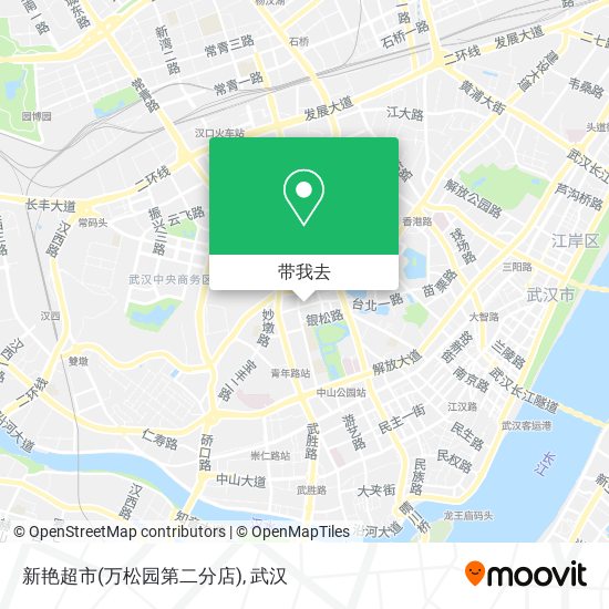 新艳超市(万松园第二分店)地图