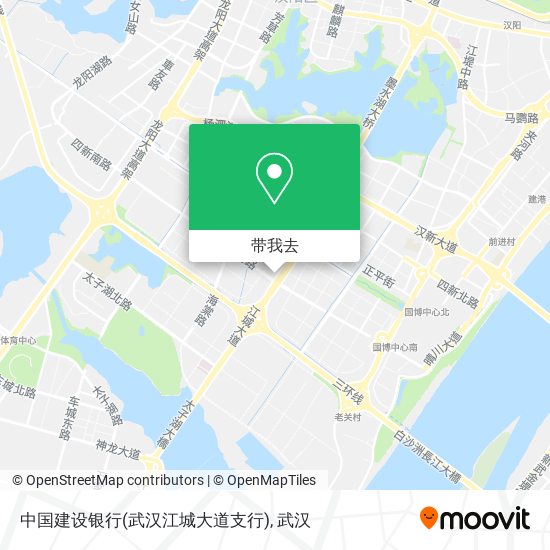 中国建设银行(武汉江城大道支行)地图
