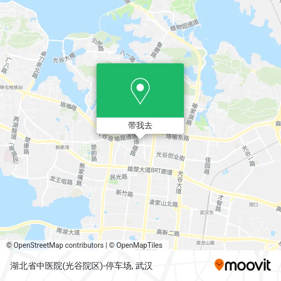 湖北省中医院(光谷院区)-停车场地图