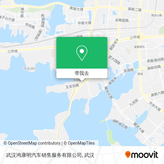 武汉鸿康明汽车销售服务有限公司地图