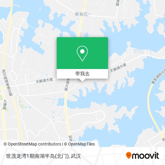 世茂龙湾1期南湖半岛(北门)地图