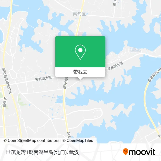 世茂龙湾1期南湖半岛(北门)地图