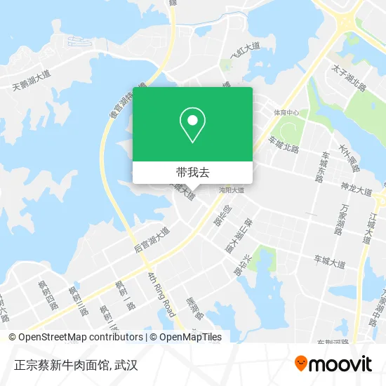 正宗蔡新牛肉面馆地图