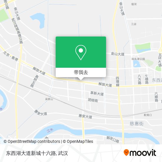 东西湖大道新城十六路地图