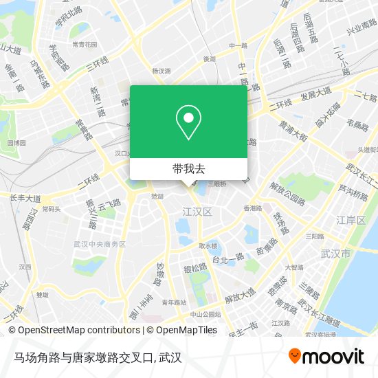马场角路与唐家墩路交叉口地图