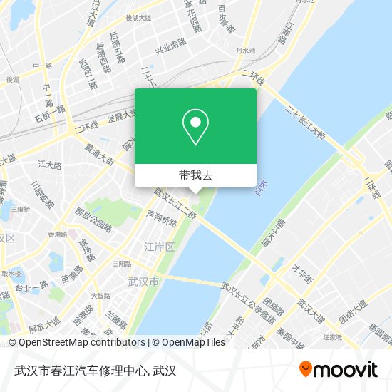 武汉市春江汽车修理中心地图