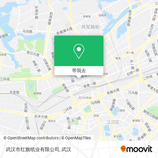 武汉市红旗纸业有限公司地图