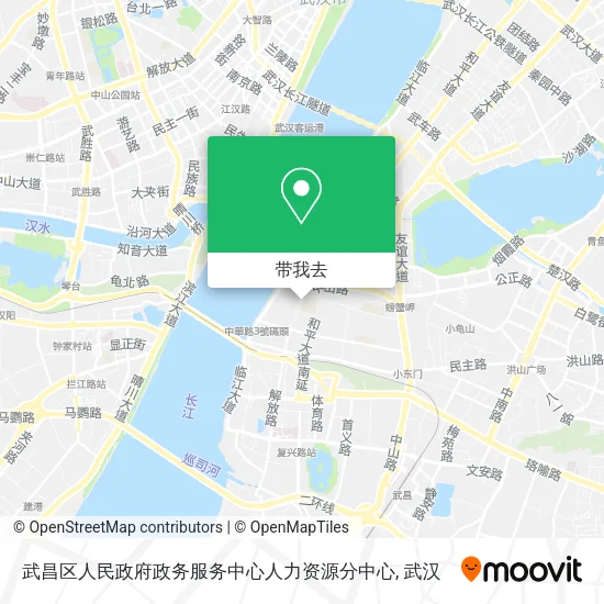 武昌区人民政府政务服务中心人力资源分中心地图