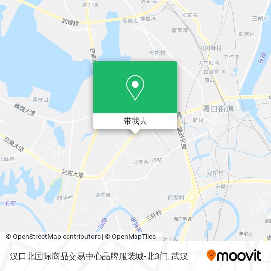 汉口北国际商品交易中心品牌服装城-北3门地图