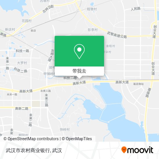武汉市农村商业银行地图