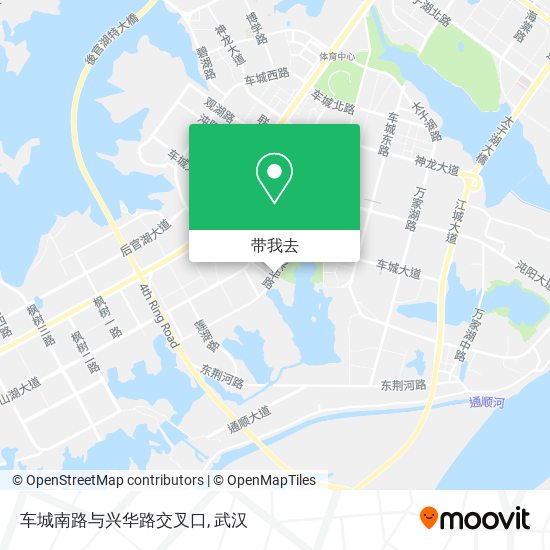 车城南路与兴华路交叉口地图