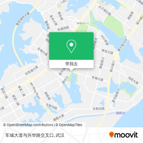 车城大道与兴华路交叉口地图