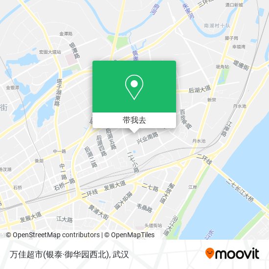 万佳超市(银泰·御华园西北)地图