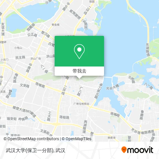 武汉大学(保卫一分部)地图