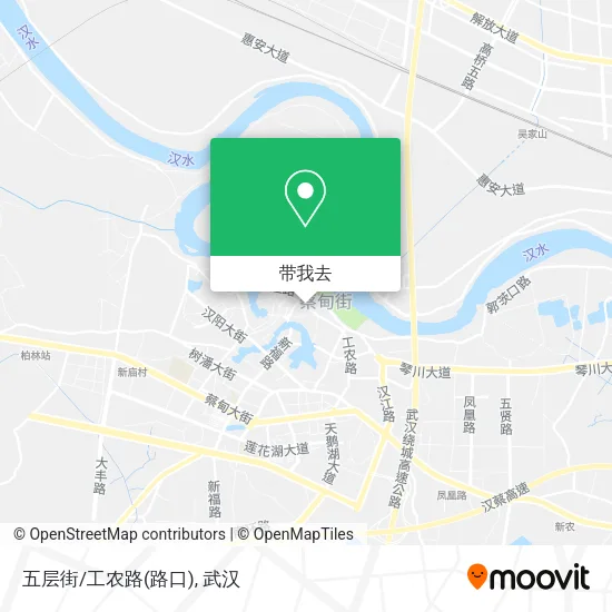 五层街/工农路(路口)地图