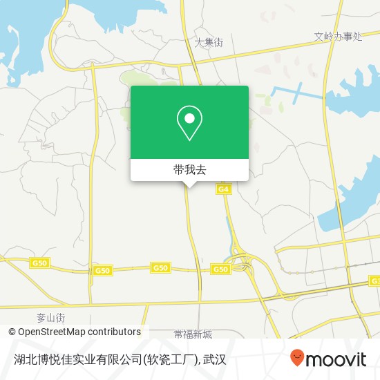 湖北博悦佳实业有限公司(软瓷工厂)地图