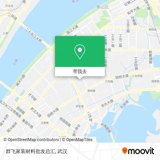 群飞家装材料批发总汇地图