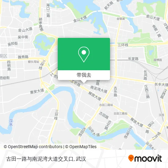古田一路与南泥湾大道交叉口地图