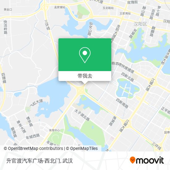 升官渡汽车广场-西北门地图