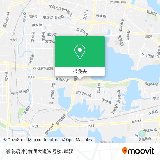 澜花语岸(南湖大道)9号楼地图