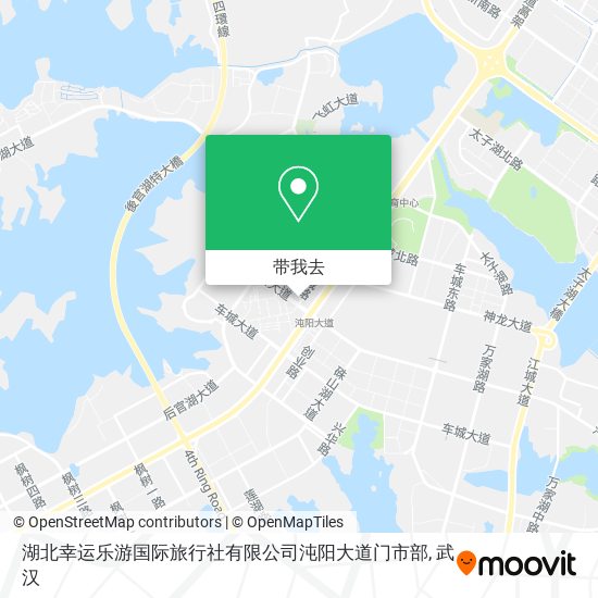 湖北幸运乐游国际旅行社有限公司沌阳大道门市部地图
