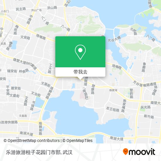 乐游旅游桂子花园门市部地图