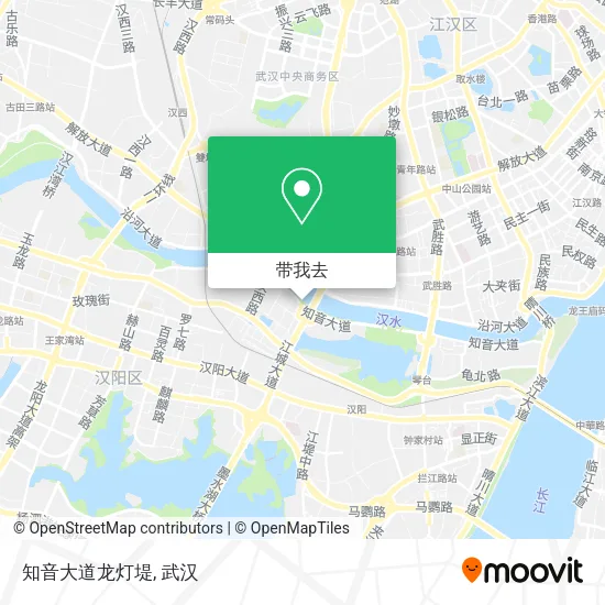 知音大道龙灯堤地图